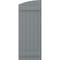 Ekena Millwork Americraft 6-Board (2 Batten) Wood Joined Board-n-Batten Shutters w/Ellipt Top, ARW101BE621X77CHH, PR ARW101BE621X77CHH - alternate 2
